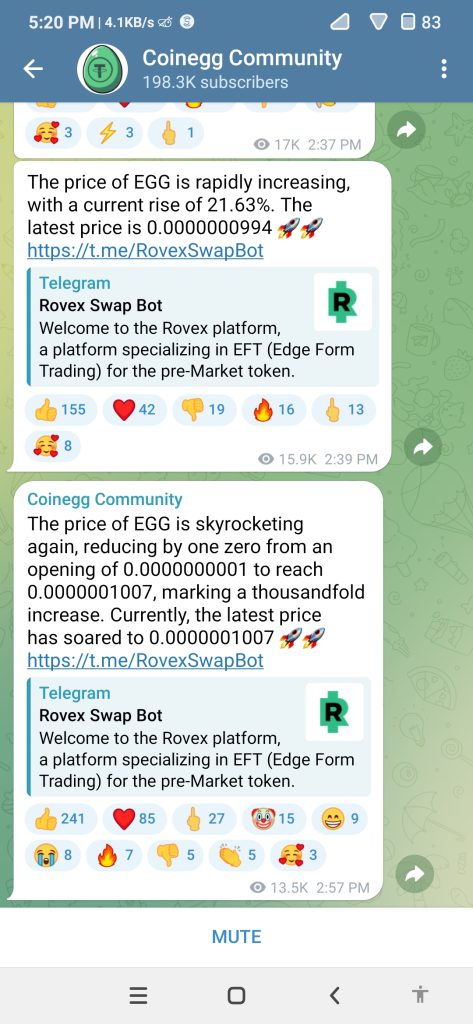 CoinEgg Bot Telegram Community .